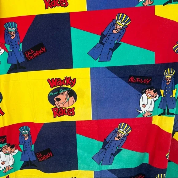 Hanna-Barbera Wacky Races flat sheet - Picture 2 of 7